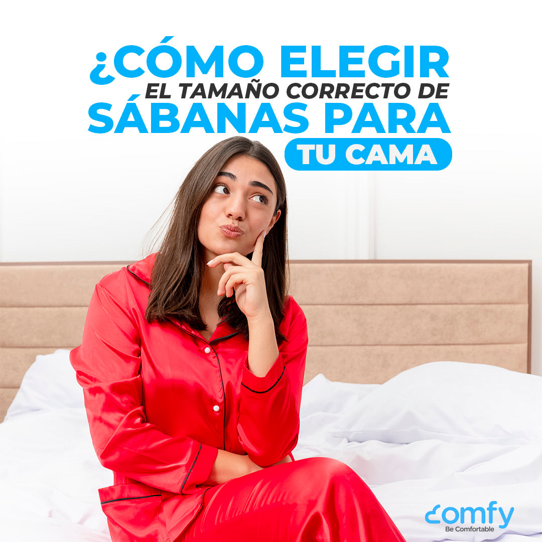 ¿Como elegir el tamaño correcto de sábanas para tu cama?