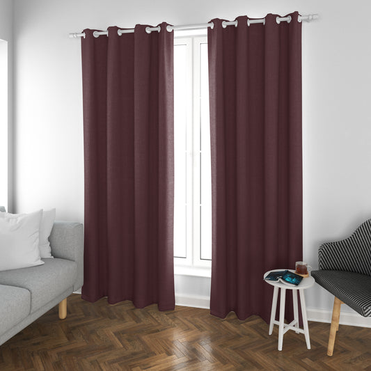 Cortinas Black Out- Burgundy