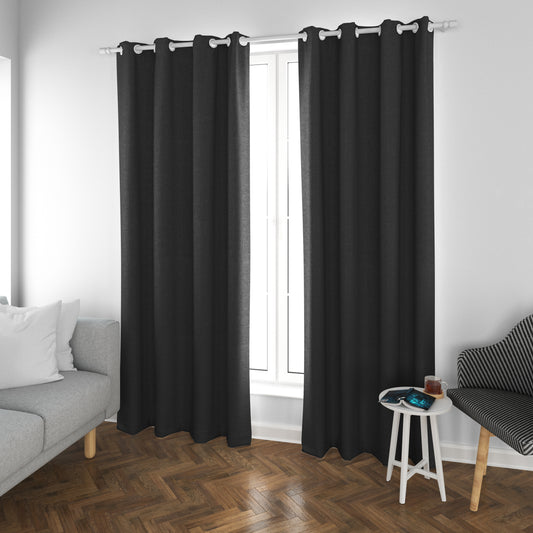 Cortinas Black Out- Light Black