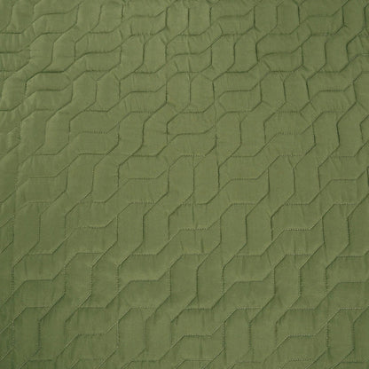 Quilt Solido verde aceituna (Edredón de 3 piezas)