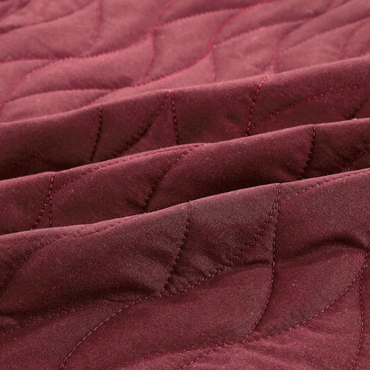 Quilt solido burgundy (Edredón de 3 piezas)