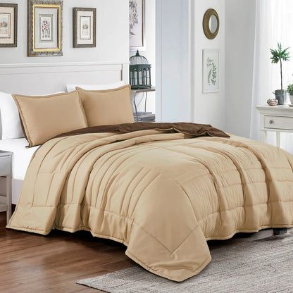 Quilt beige (Edredón de 3 piezas)